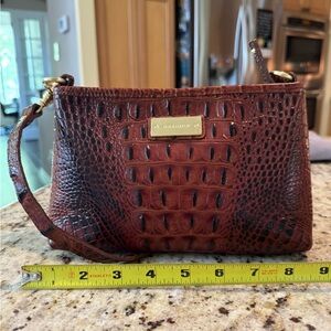 Brahmin Brown Crocodile Embossed Women's Bag